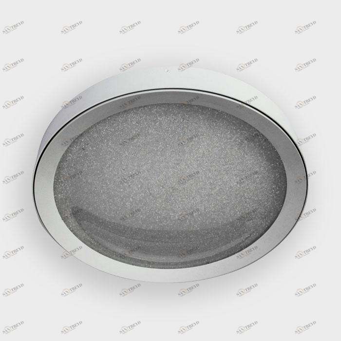 Потолочный светодиодный светильник Ambrella light Orbital Crystal Sand FS1214 WH/WH 96W+31W D650 AMBRELLA LIGHT ORBITAL CRYSTAL SAND 223529 Белый;серый 