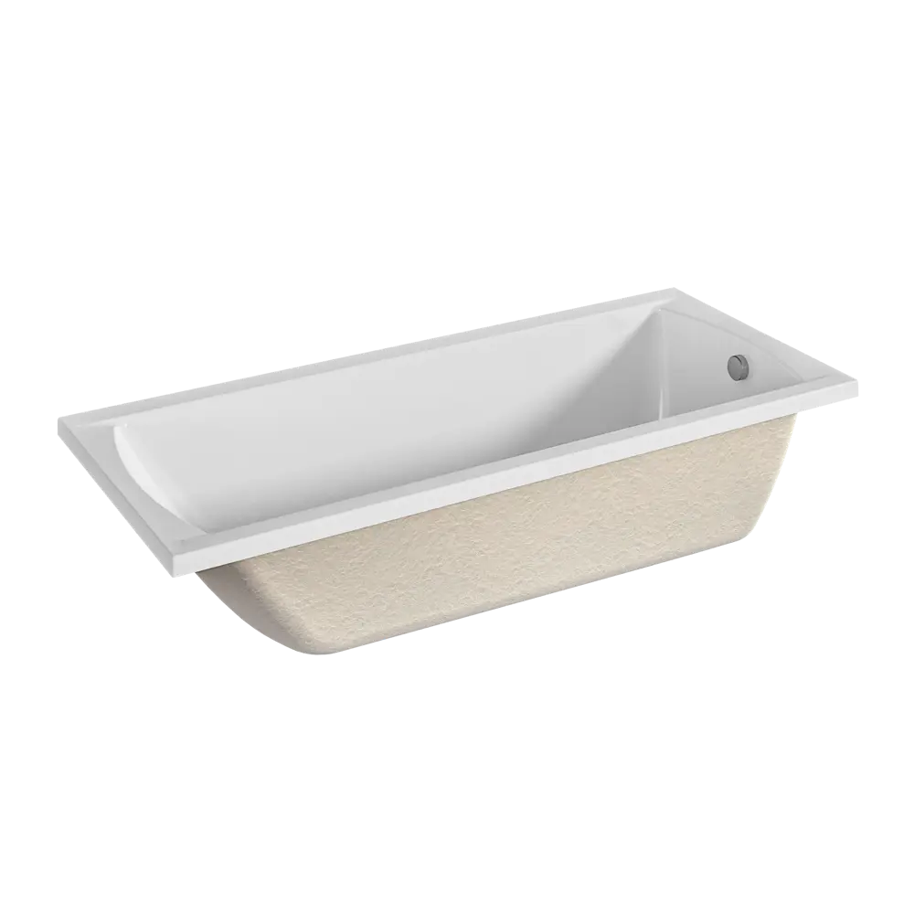 Акриловая ванна 100Acryl Ницца с анатомической спинкой 170x70 см 83240825 У99328 STLM-0039837 - Вид №3