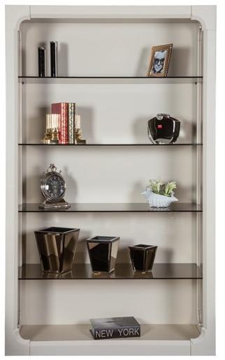 Stylish Club Открытый книжный шкаф из лакированного шпона Cocktail Scf.c22 - Вид №1