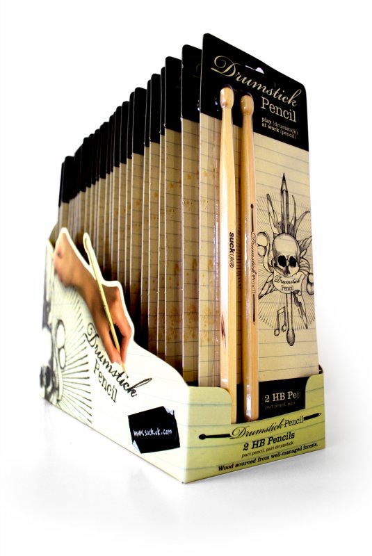 SK DRUMPENCIL1 Карандаши drumstick Suck UK  - Вид №2