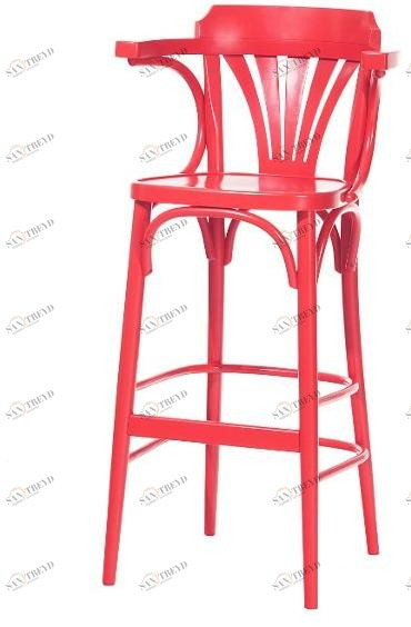 TON Табурет из дерева со спинкой и подставкой для ног sun-id-1411281