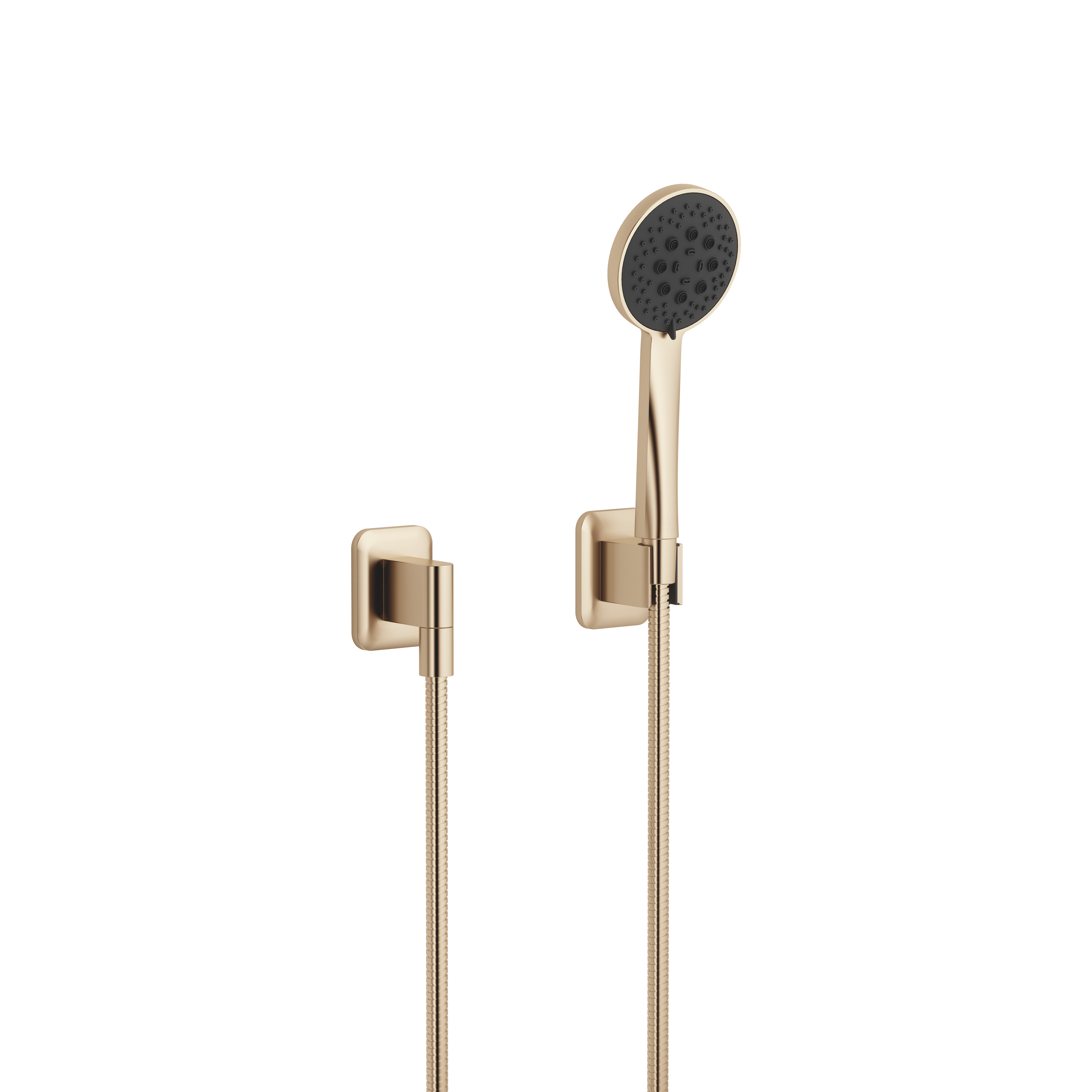ЛИССЕ Набор для ручного душа с отдельными розетками FlowReduce - Матовое светлое золото DornBracht 27803845-270010