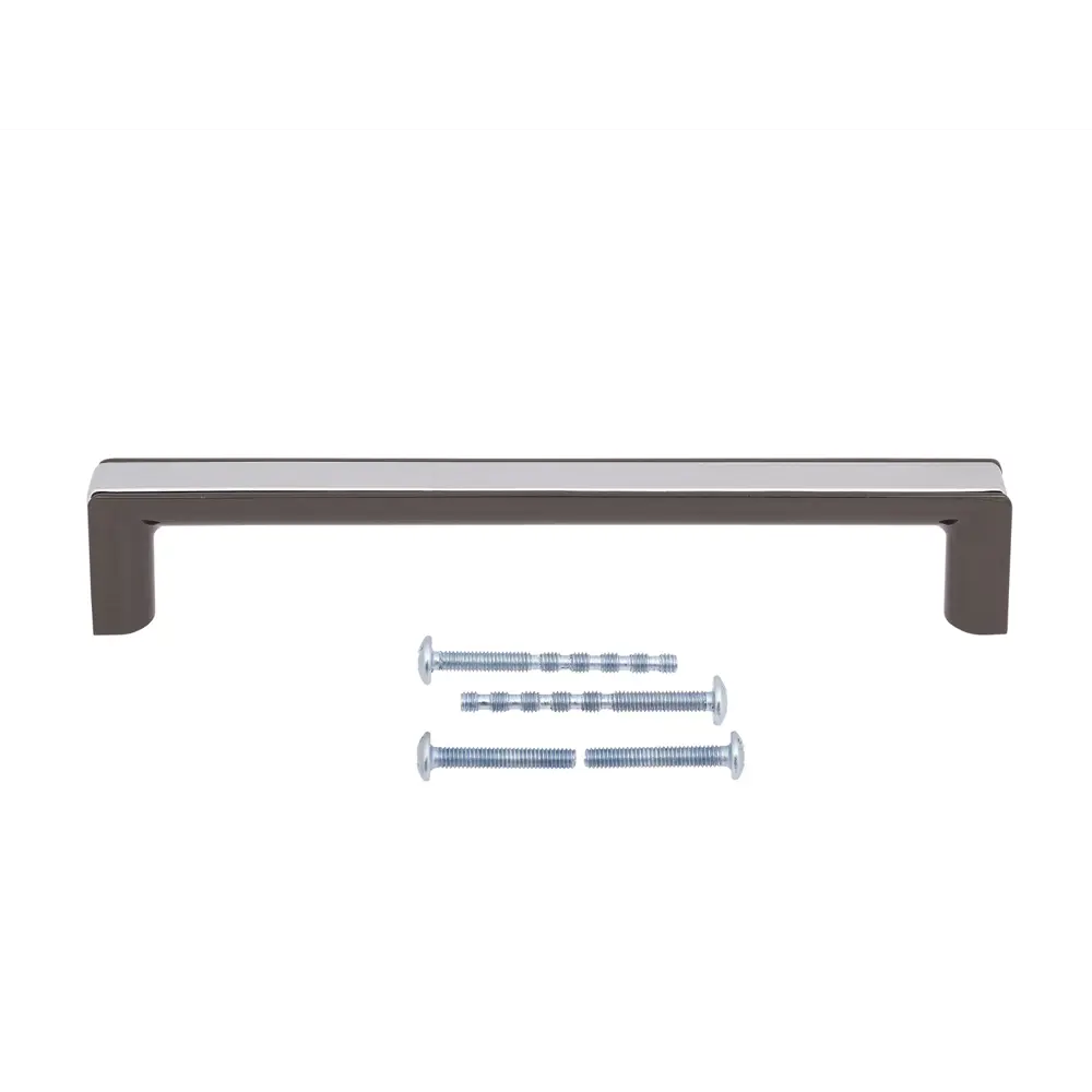 86899790 Ручка-скоба мебельная Still ЦАМ 160 мм цвет черный STLM-1008514 PALLADIUM  - Вид №1