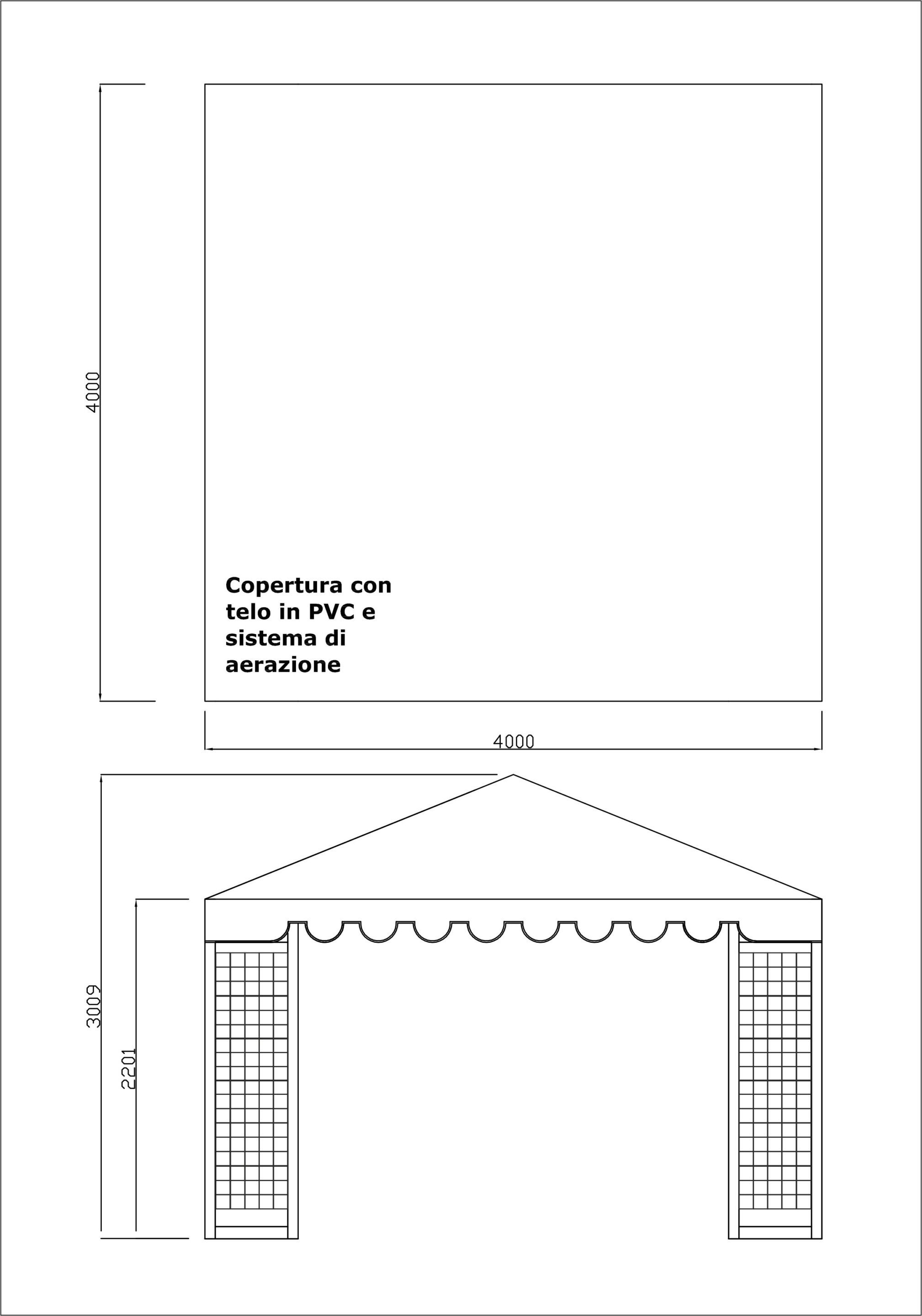 Gazebo in Strongplast e PVC EUROCOMITALIA Arredo Moderno ARCH-00122648 - Вид №3
