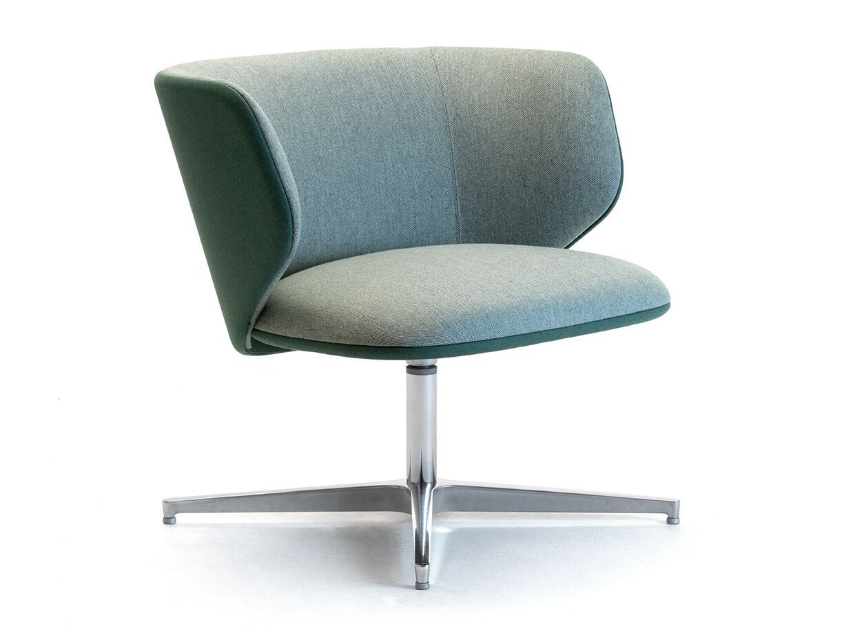 Тканевое вращающееся кресло для контракта Leyform Alisè Lounge ARCH-00072875