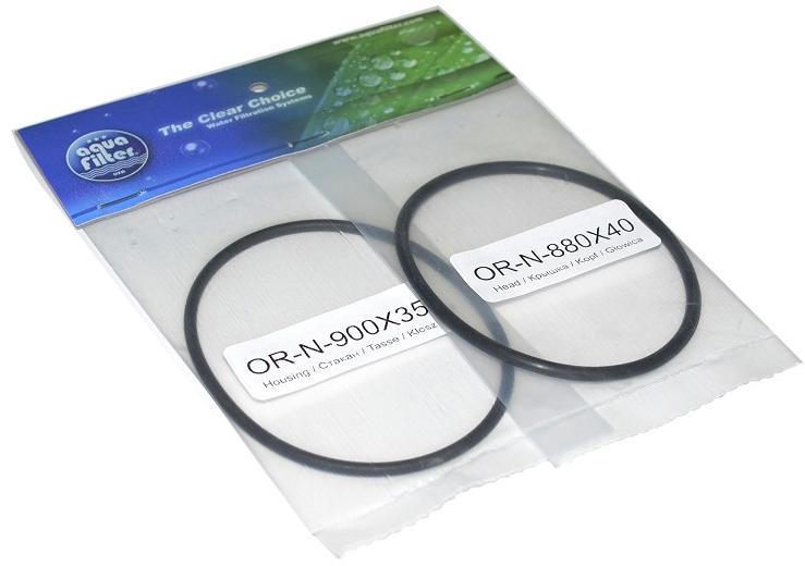 Набор из верхнего и нижнего уплотнительных колец  для корпусов Slim Line 10" Aquafilter OR-3-D, 500 