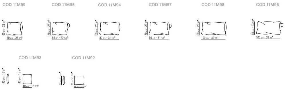 Flexform 3-х местный модульный диван из ткани Groundpiece sun-id-1508283 - Вид №7