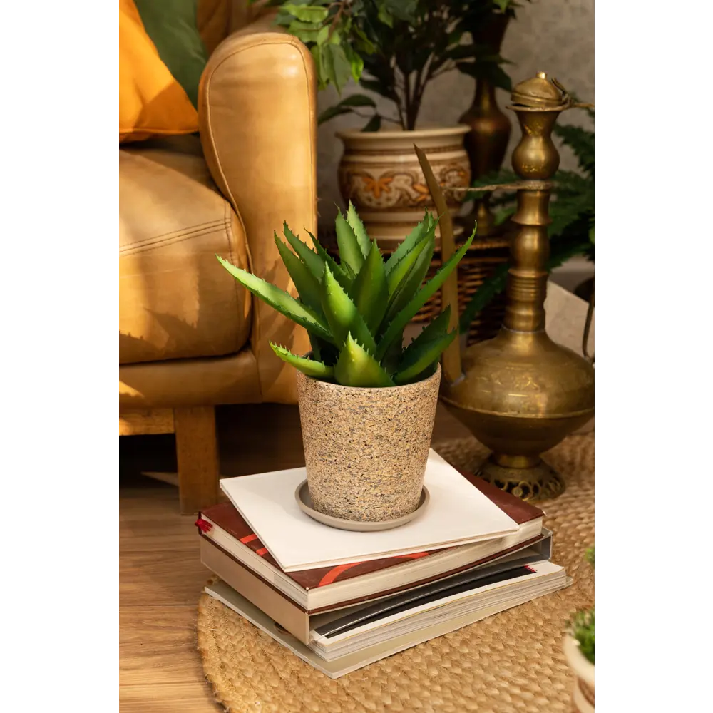 Керамический горшок Santreyd «Лунный камень» для комнатных растений 83406094 STLM-0041002 - Вид №1