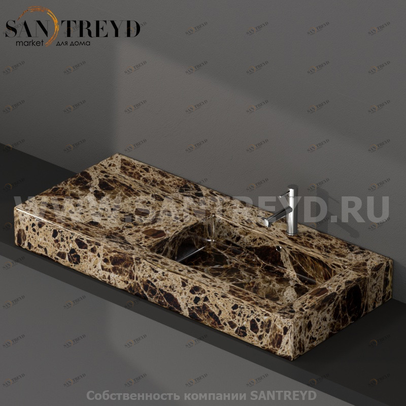 IN116DAPM Подвесная раковина настенная прямоугольная BATi BALi 