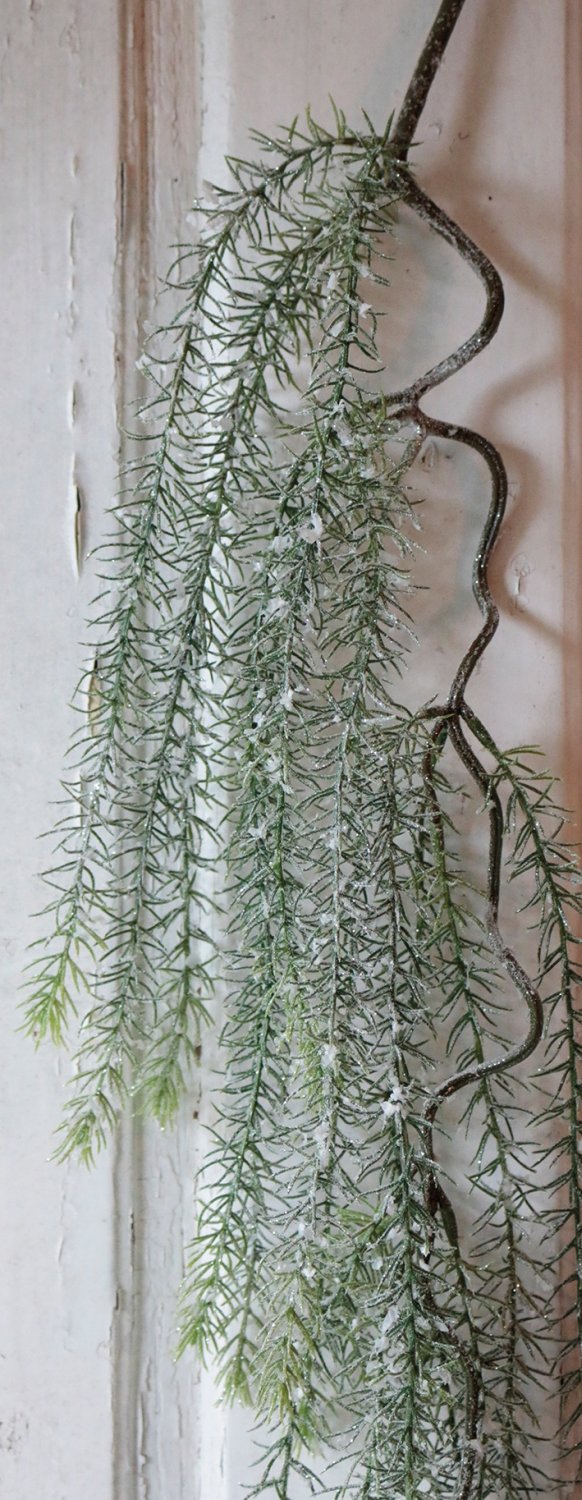 1191 819 a3 Вешалка из искусственной пихты, матовая, 120 см, матово-зеленая H-andreas  - Вид №2