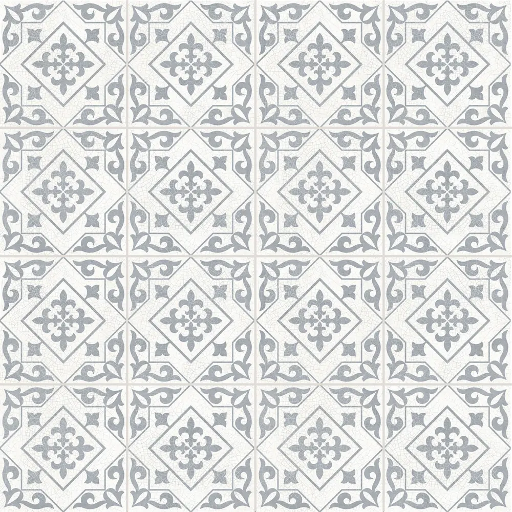 Глазурованный керамогранит Temple Silver 45x45 см 1 м² матовый цвет серый 83763011 STLM-2055441 Santreyd Timeless - Вид №1