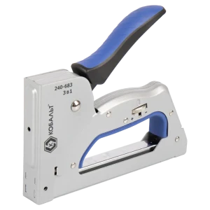 Степлер Кобальт 3 в 1 для скоб и гвоздей 89374071