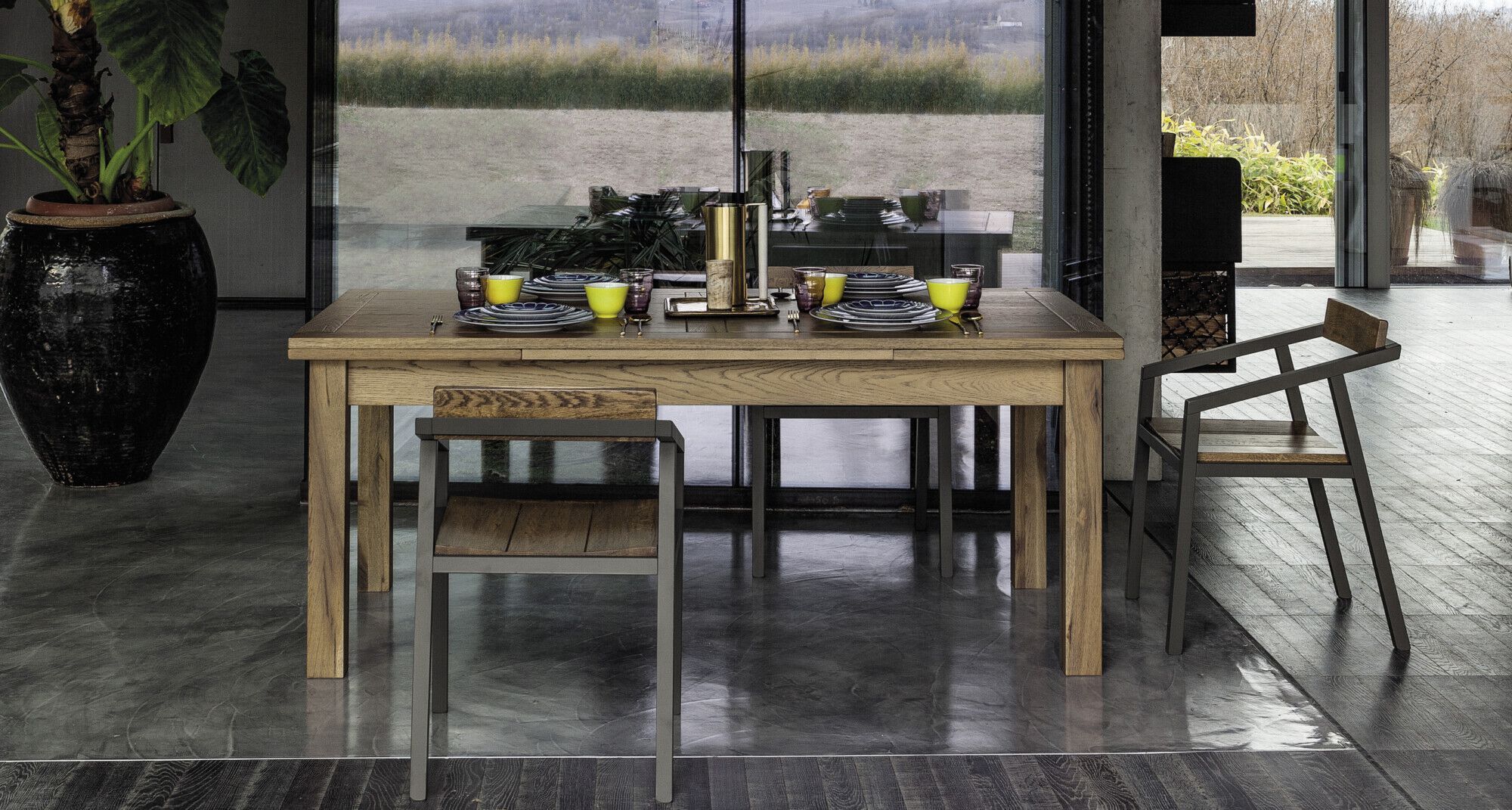 Выдвижной дубовый стол Devina Nais TARA ARCH-00036174 - Вид №4