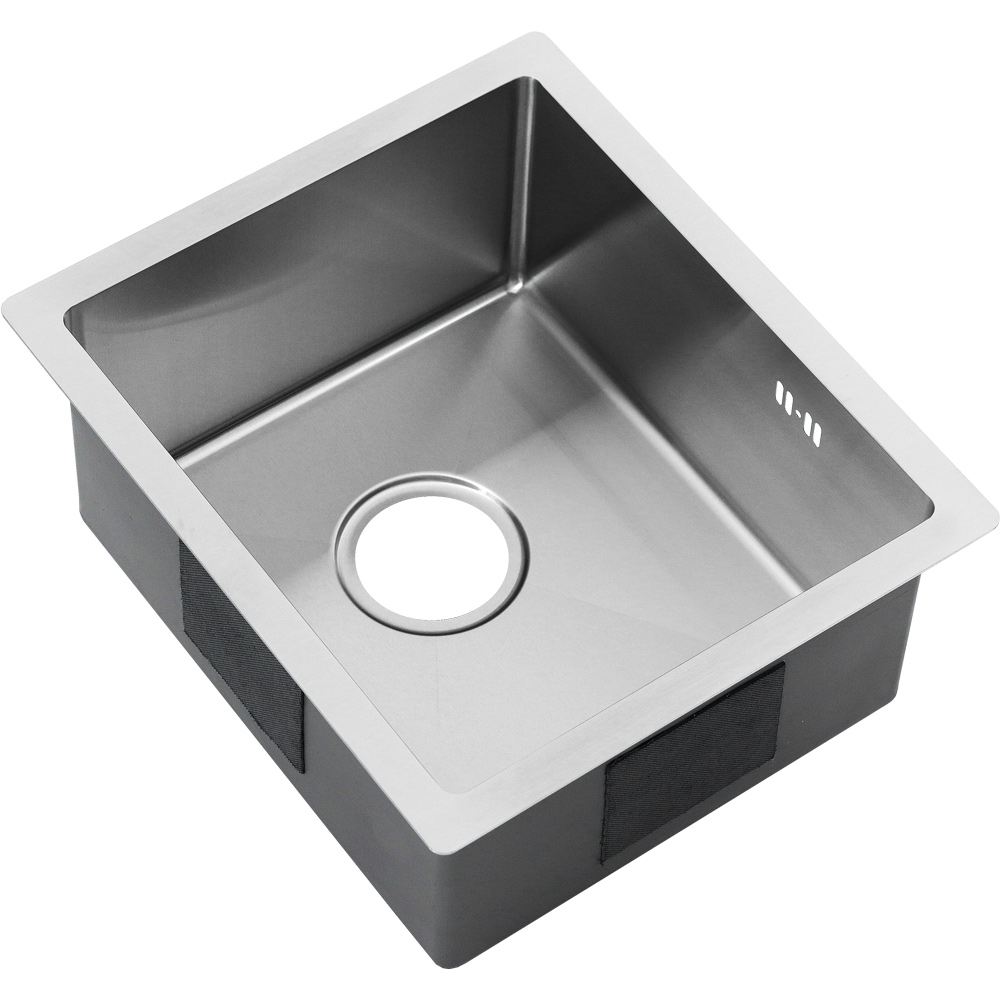 Мойка R3844H MELANA ProfLine 3,0/200 САТИН врезная прямоугольная MLN-R3844H - Вид №5