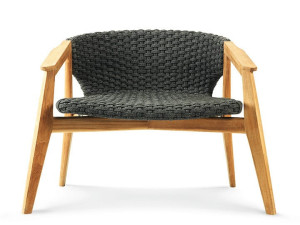 Синтетическая ткань садовое кресло с подлокотниками