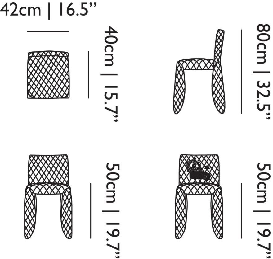 moooi Мягкое кресло из экокожи Monster sun-id-1410384 - Вид №8