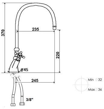 rvb Кухонный смеситель на одно отверстие 1920-1921 1921.--.23 - Вид №1