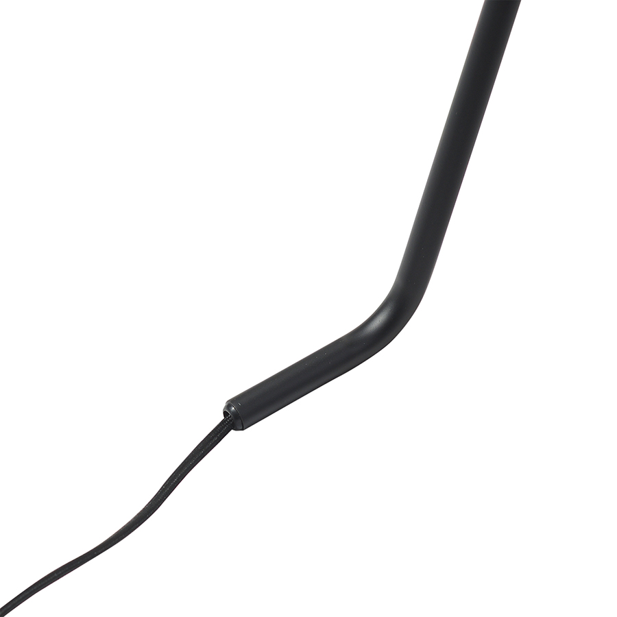 301865167011 Лампа напольная giraffe, 138 см, дуб, черное матовое основание Frandsen  - Вид №8