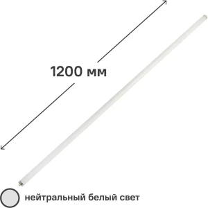 Лампа люминесцентная Belsvet T8 1200 мм 36 Вт свет дневной 14098870 STLM-2186016