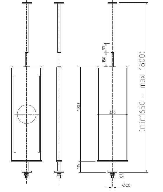 Прямоугольное вращающееся зеркало с рамкой Spekkio Turnable LED ARCH-00082293 - Вид №2
