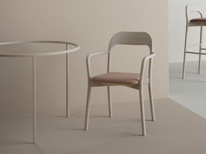 PIAVAL Стул из бука с подлокотниками Earl | contract 94-12/3 - Вид №1