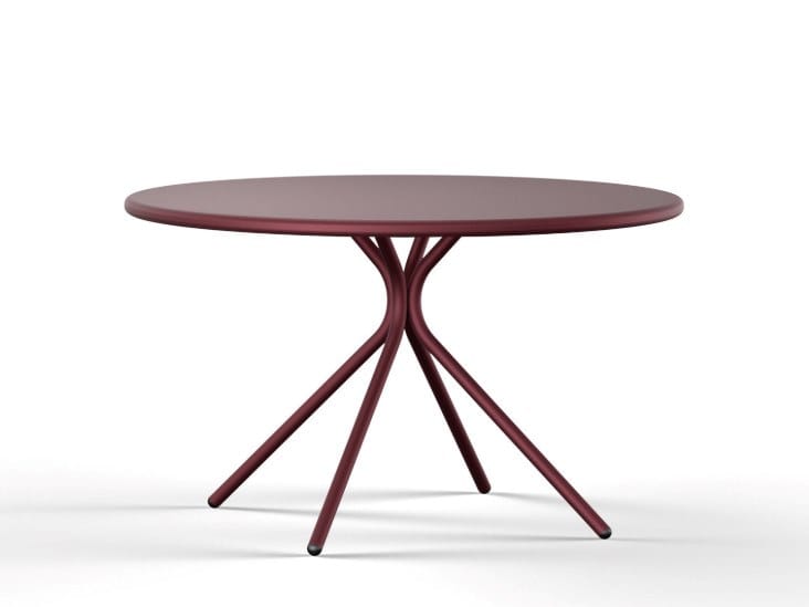 Круглый журнальный столик из стали с порошковым покрытием Brunner crona steel ARCH-00068976 - Вид №1