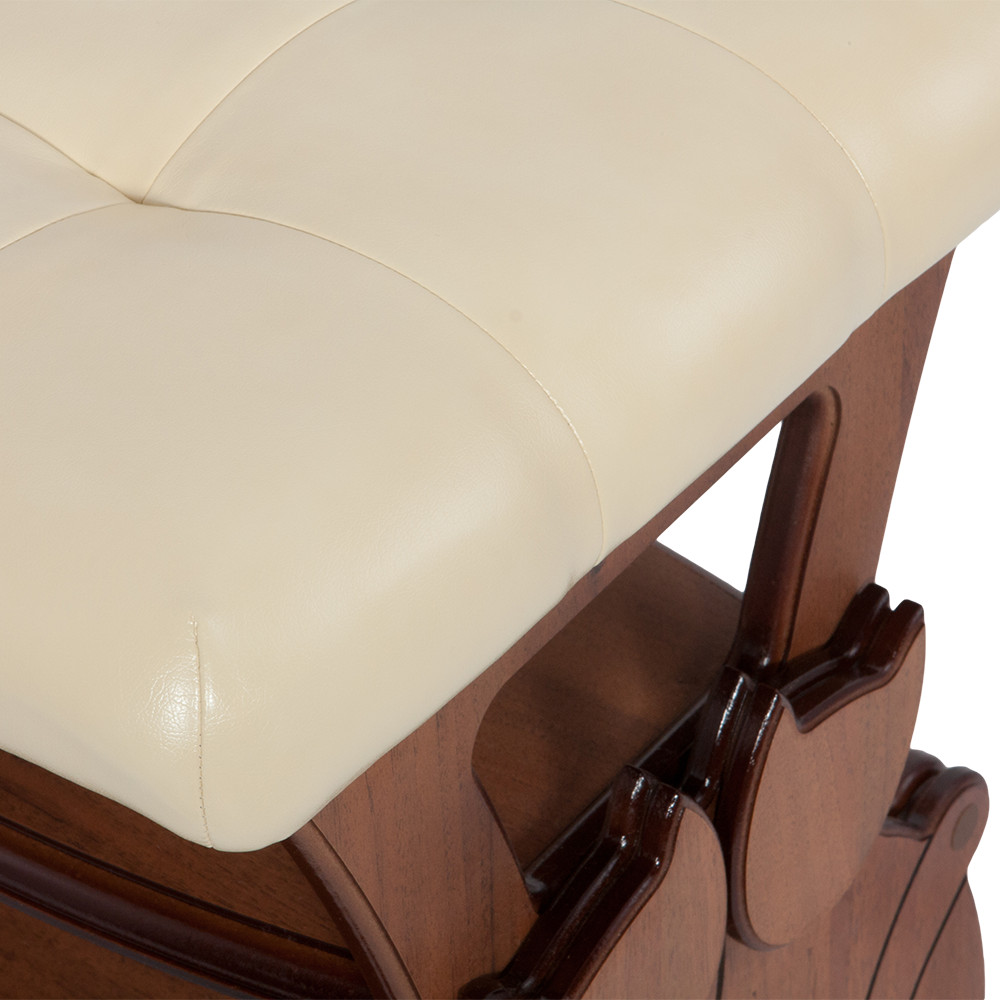 11178 Табурет Марта 2 с ящиком Орех Ваниль BOGACHO 4627138236499 - Вид №6