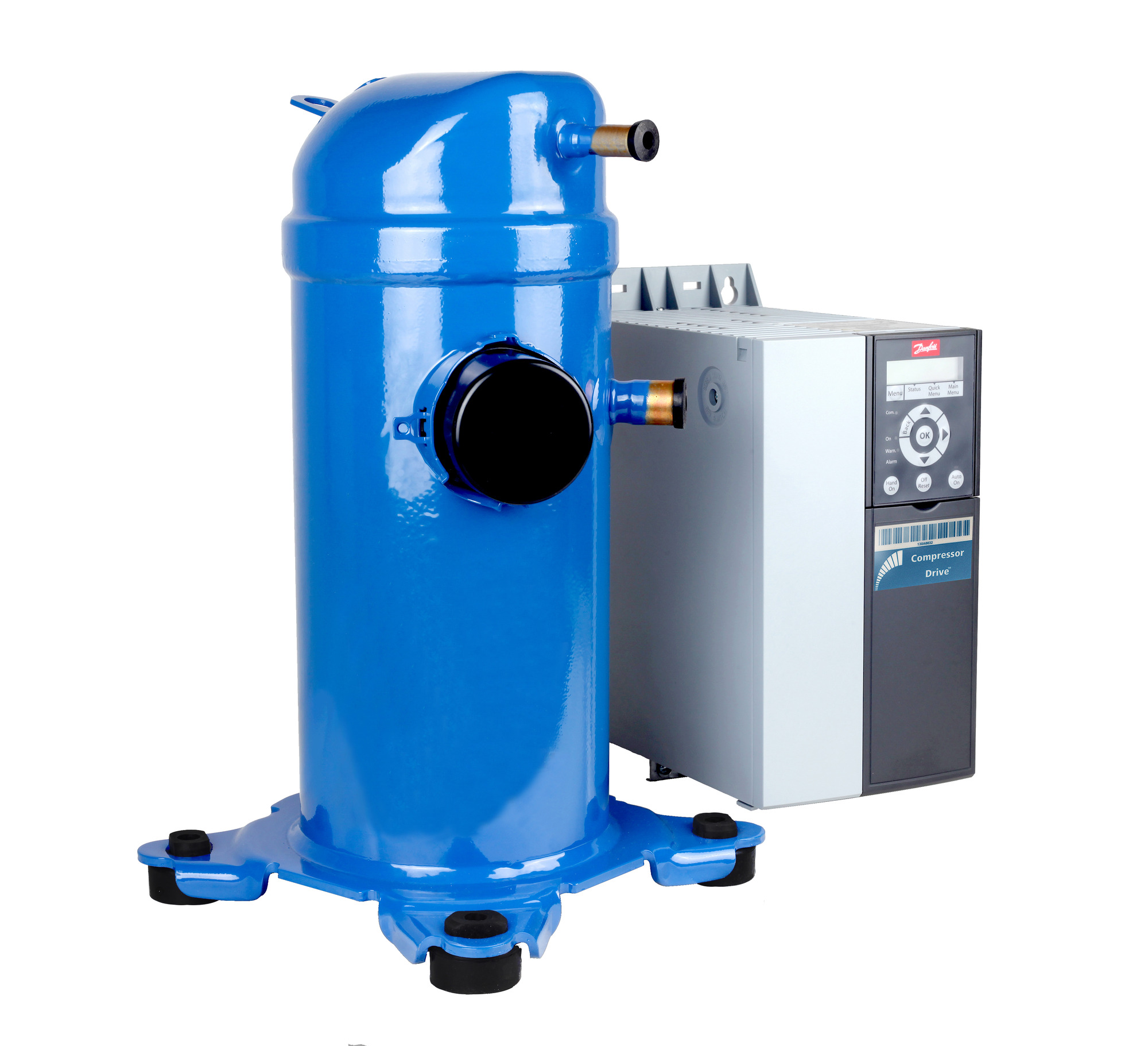 Danfoss VZH — герметичные спиральные компрессоры с частотным регулированием производительности VZH044CGBNB Компрессор спиральный 120G0245  - Вид №2