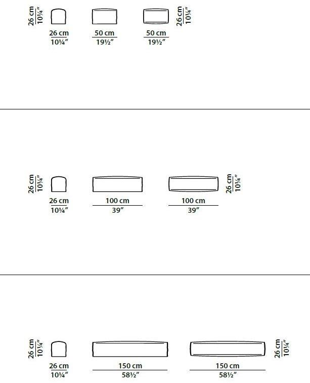 BAXTER Модульный кожаный садовый диван Panama sun-id-1460710 - Вид №4
