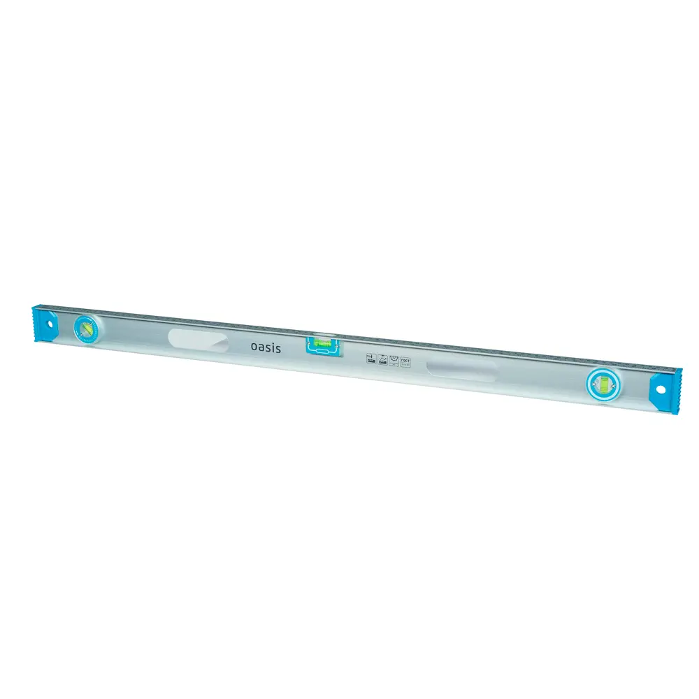 Строительный уровень Oasis 1000 мм с тремя глазками для точных измерений 89428159 STLM-1567968