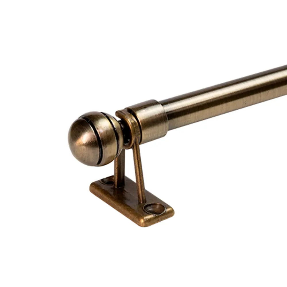 ЭСКАР Сфера - витражный карниз однорядный с шаровидными наконечниками 80-120 см 89370896 STLM-1569255