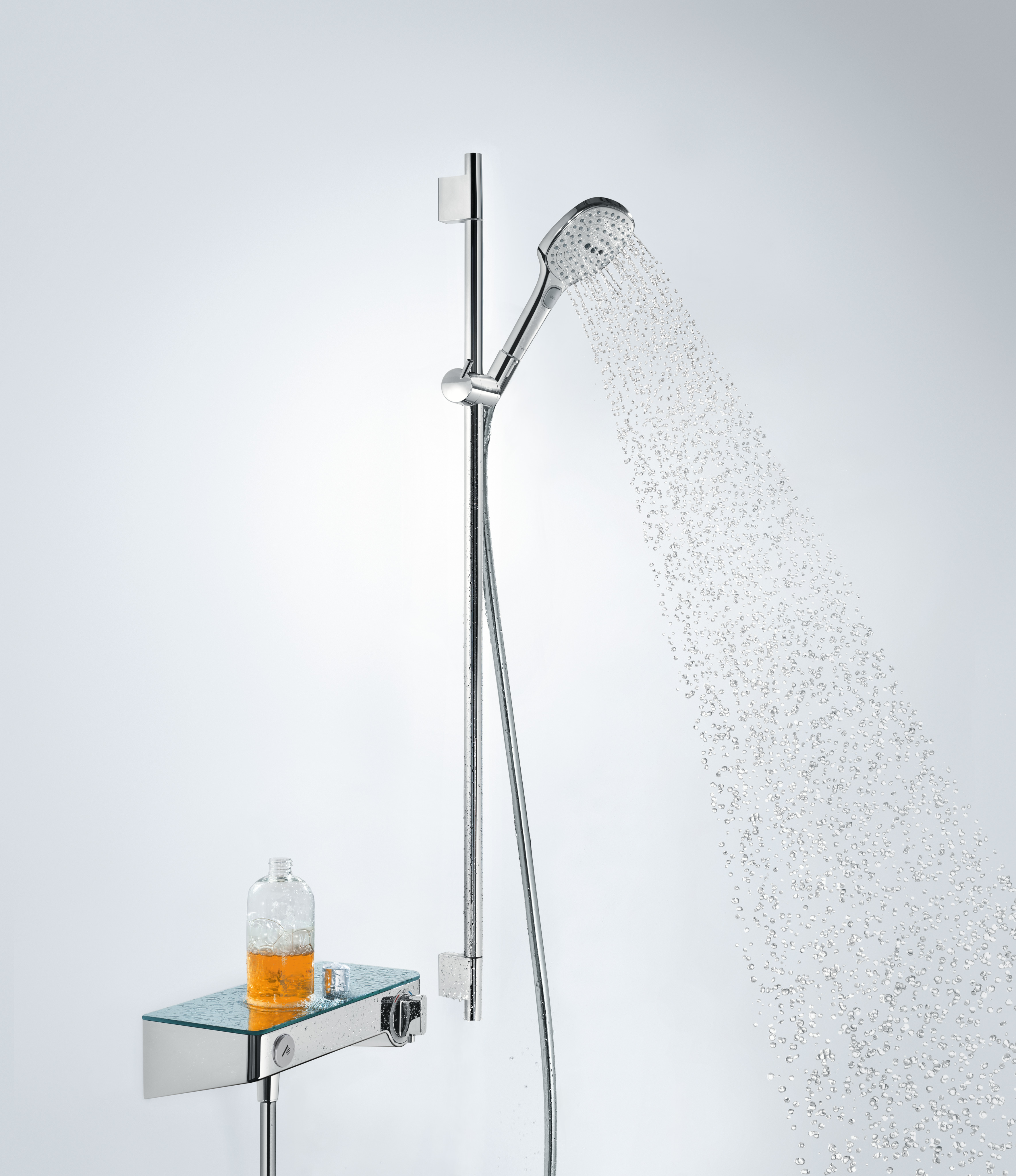 26623000 Raindance Select E Душевой набор 120 3jet EcoSmart 9 л / мин со штангой 90 см и мыльницей Hansgrohe  - Вид №2
