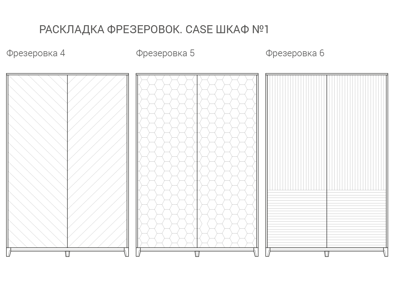 Шкаф распашной двухдверный серо-голубой Case THE IDEA  210351 Голубой  - Вид №9