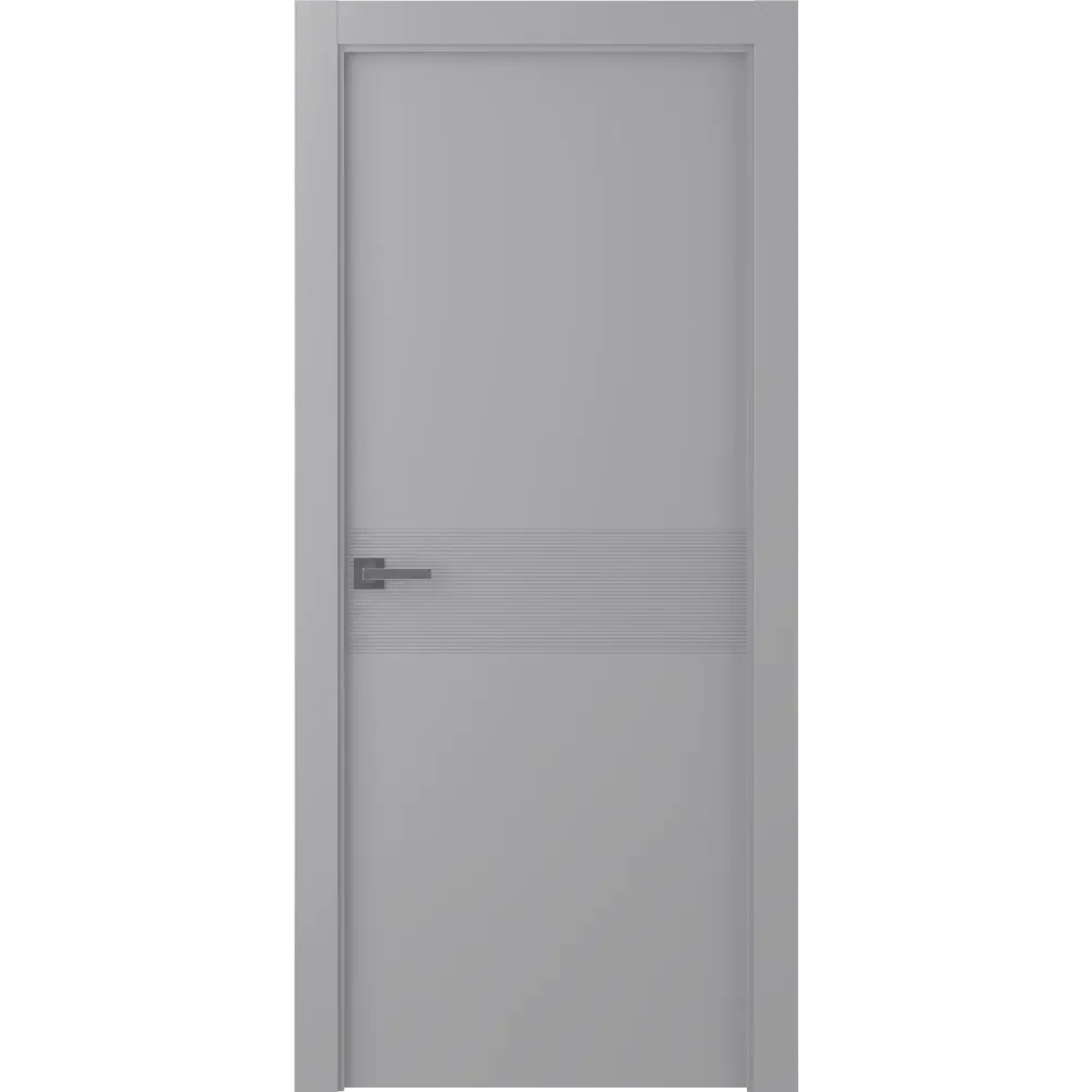 Дверь межкомнатная глухая Ивент 2 эмаль серый 2000x600 мм BELWOODDOORS STLM-2155842