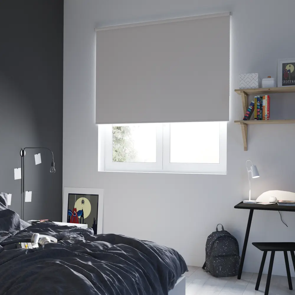 INSPIRE Belem — рулонная штора блэкаут светло-серая для полного затемнения 82689401 STLM-0034095 - Вид №8