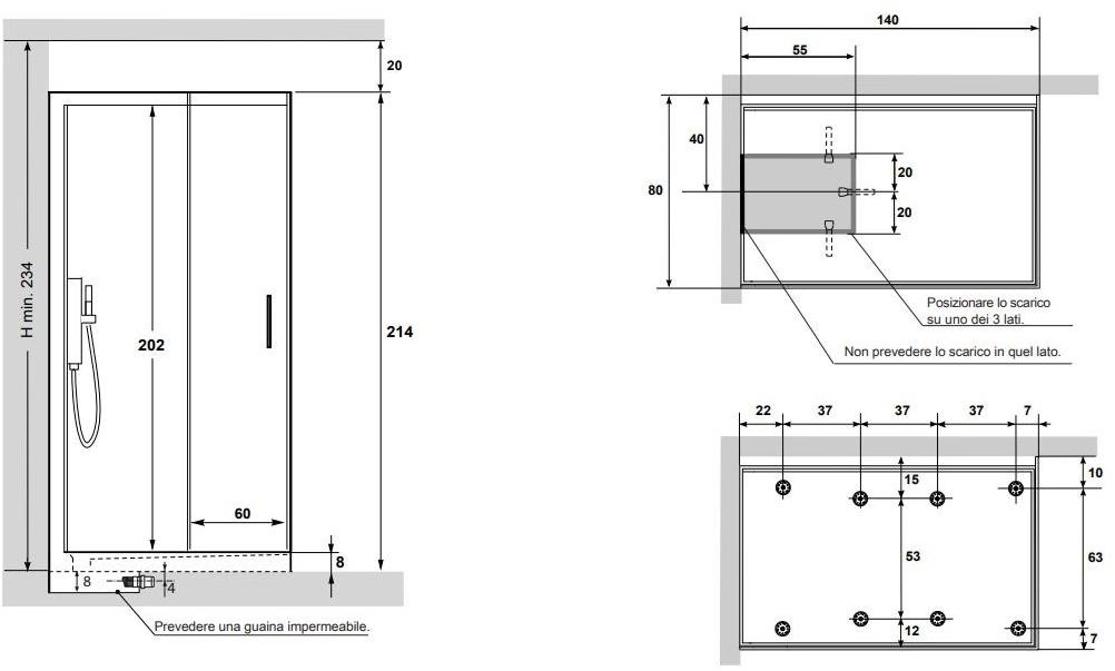Gruppo Geromin Многофункциональная душевая кабина из хрусталя с турецкой баней Soul sun-id-1501817 - Вид №10