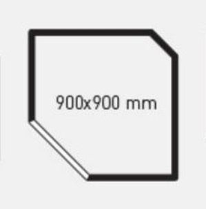 Душевая кабина 90x90 Ido Showerama 10-5 Comfort 558.201.301 (Б/П/П) Santreyd  - Вид №2