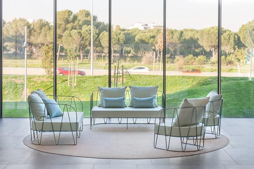 iSimar Садовое кресло из оцинкованной стали с подлокотниками Lagarto 9159 - Вид №3