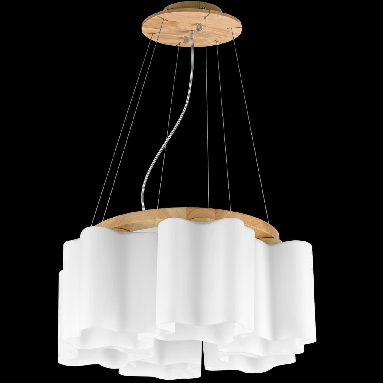 Подвесная люстра Lightstar Nubi Legno 802165 LIGHTSTAR ДИЗАЙНЕРСКИЕ, NUBI LEGNO 138221 Белый  - Вид №3