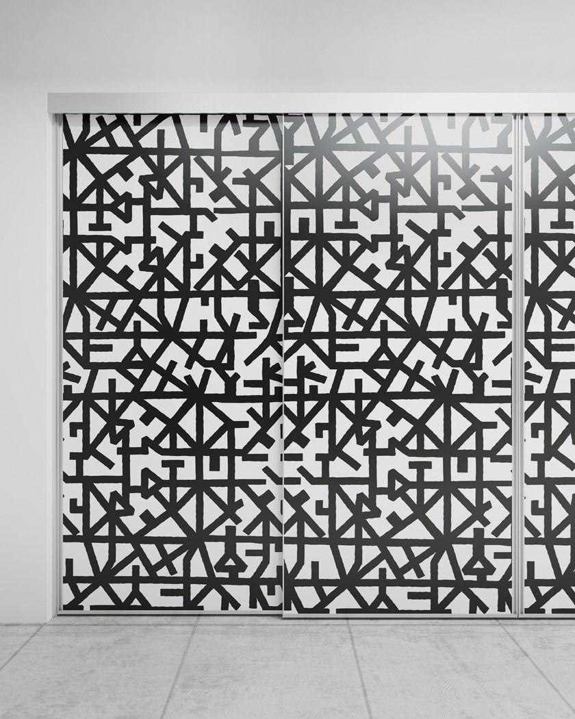 De Rosso Шкаф на заказ с hpl и алюминиевыми раздвижными дверями Aliante system sun-id-1499520 - Вид №1