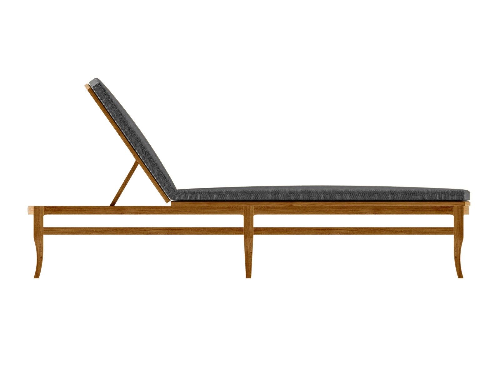 Садовая кровать Deco из тикового дерева с откидной спинкой ASTELLO Tournesol ARCH-00095447 - Вид №2