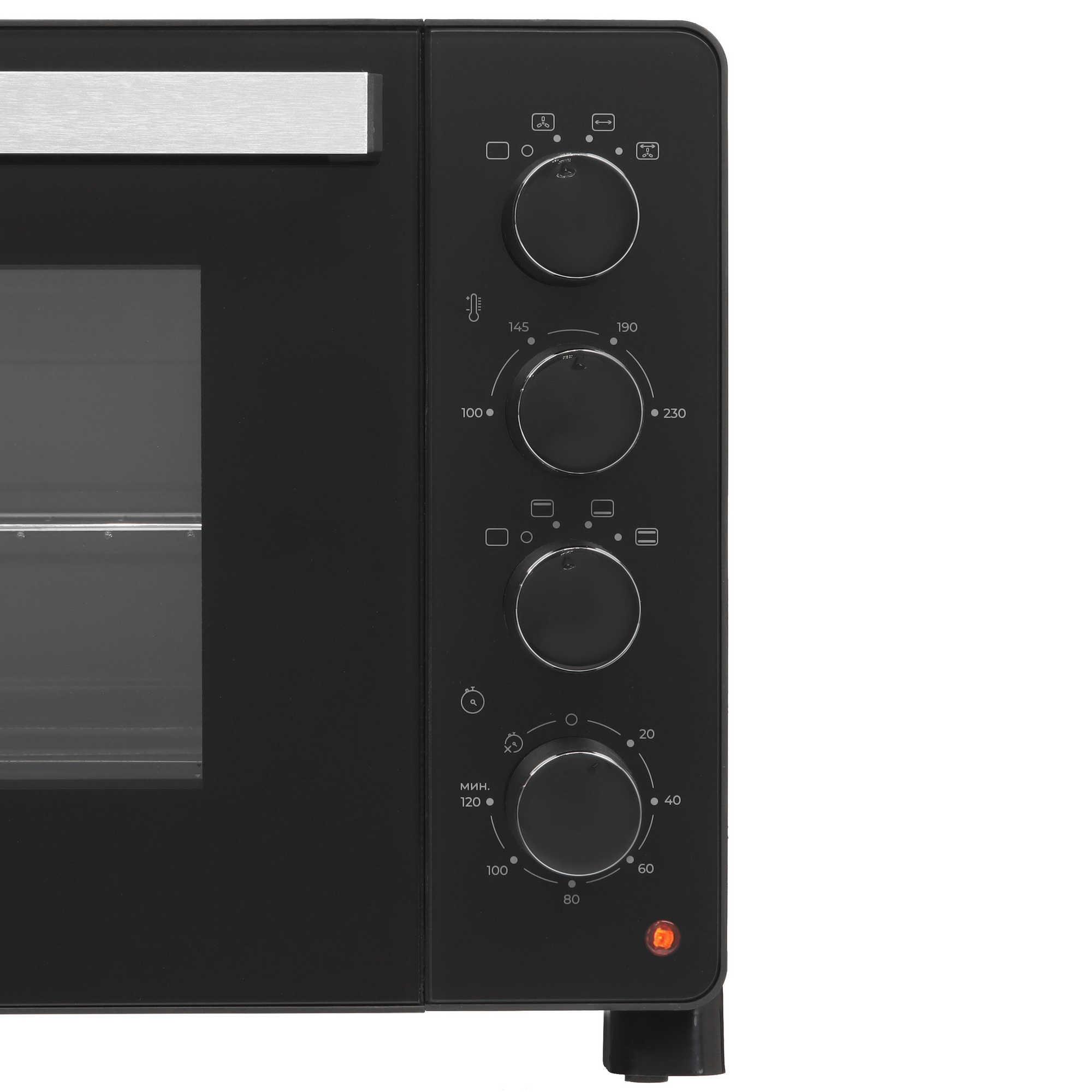 9104080 Мини-печь DEXP EO-2038B черный STDN-0116060 - Вид №3