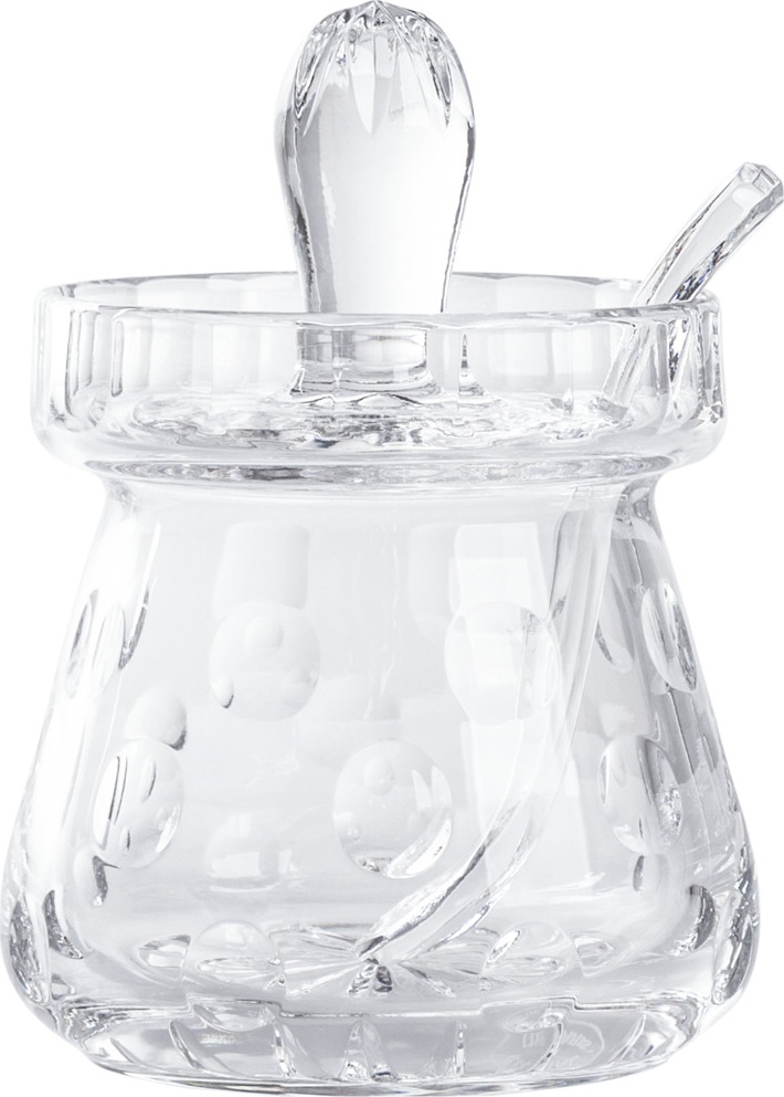 10637614 Cristal de Paris Сахарница Cristal de Paris "Пастиль" 10см Хрусталь Pastille