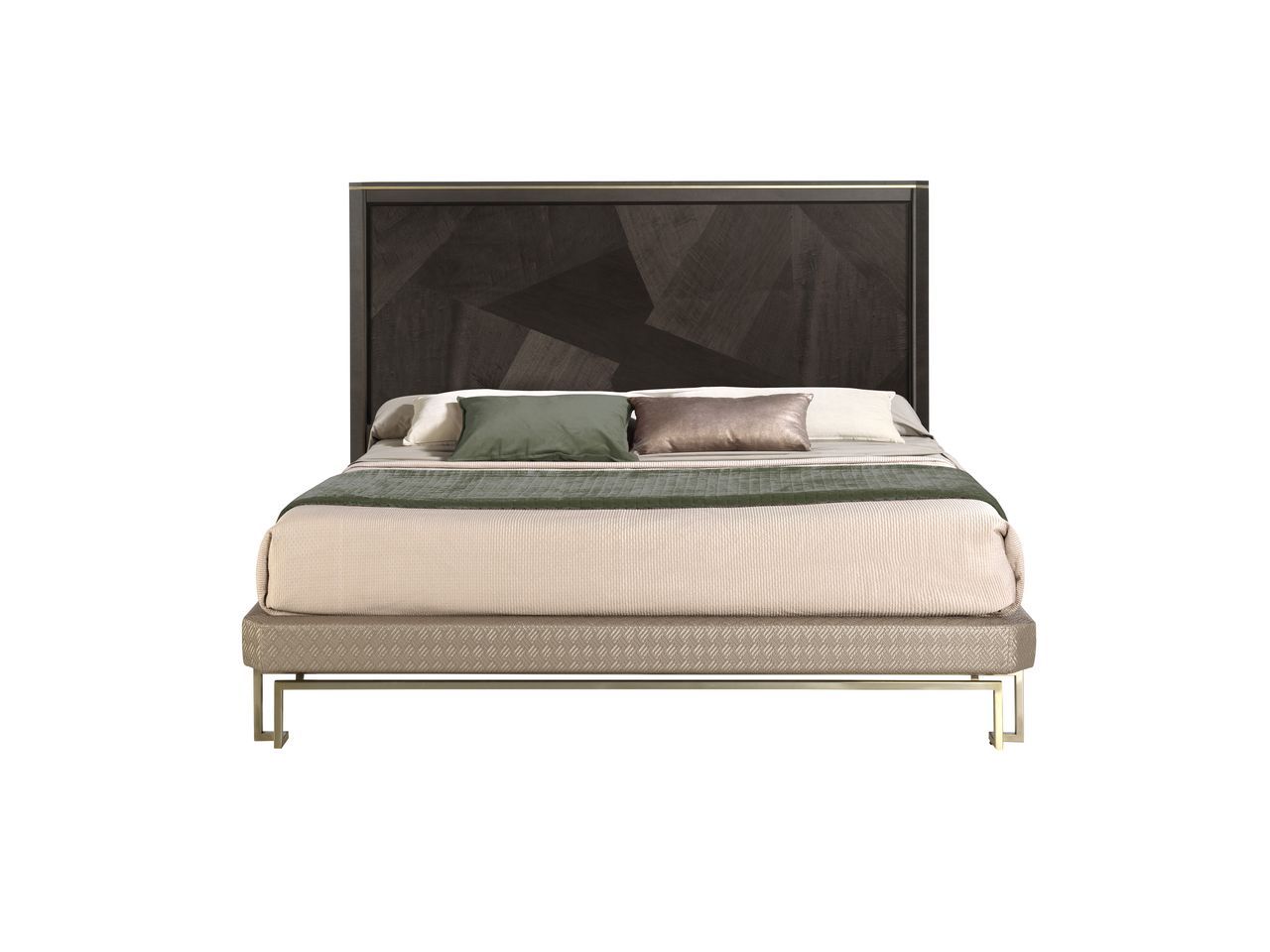 Деревянная двуспальная кровать с высоким изголовьем Hurtado Evolution ARCH-00052847 - Вид №1