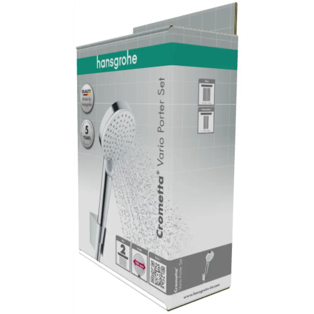 Набор для душа Hansgrohe Crometta Vario 2 режима цвет хром 82041711 STLM-2178514 - Вид №5