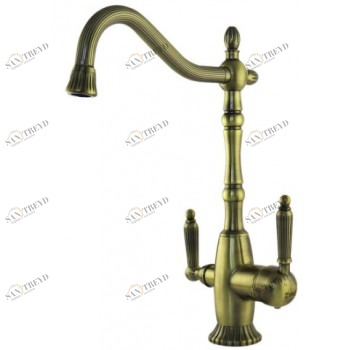 Zorg ZR-349-YF BR Смеситель для кухни Zorg 369х226 мм 