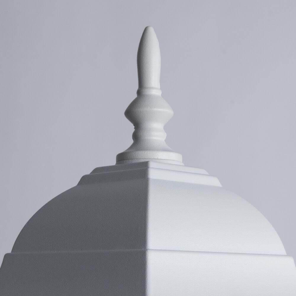 Уличный светильник ландшафтный H 45 см белый Bremen A1014FN-1WH ARTE LAMP ПОД СТАРИНУ, ФОНАРЬ 00-3898551 Белый;прозрачный  - Вид №3