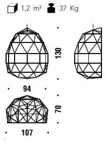 Moroso Подвесное сиденье из плетеной технополимерной проволоки Tropicalia sun-id-1447179 - Вид №12