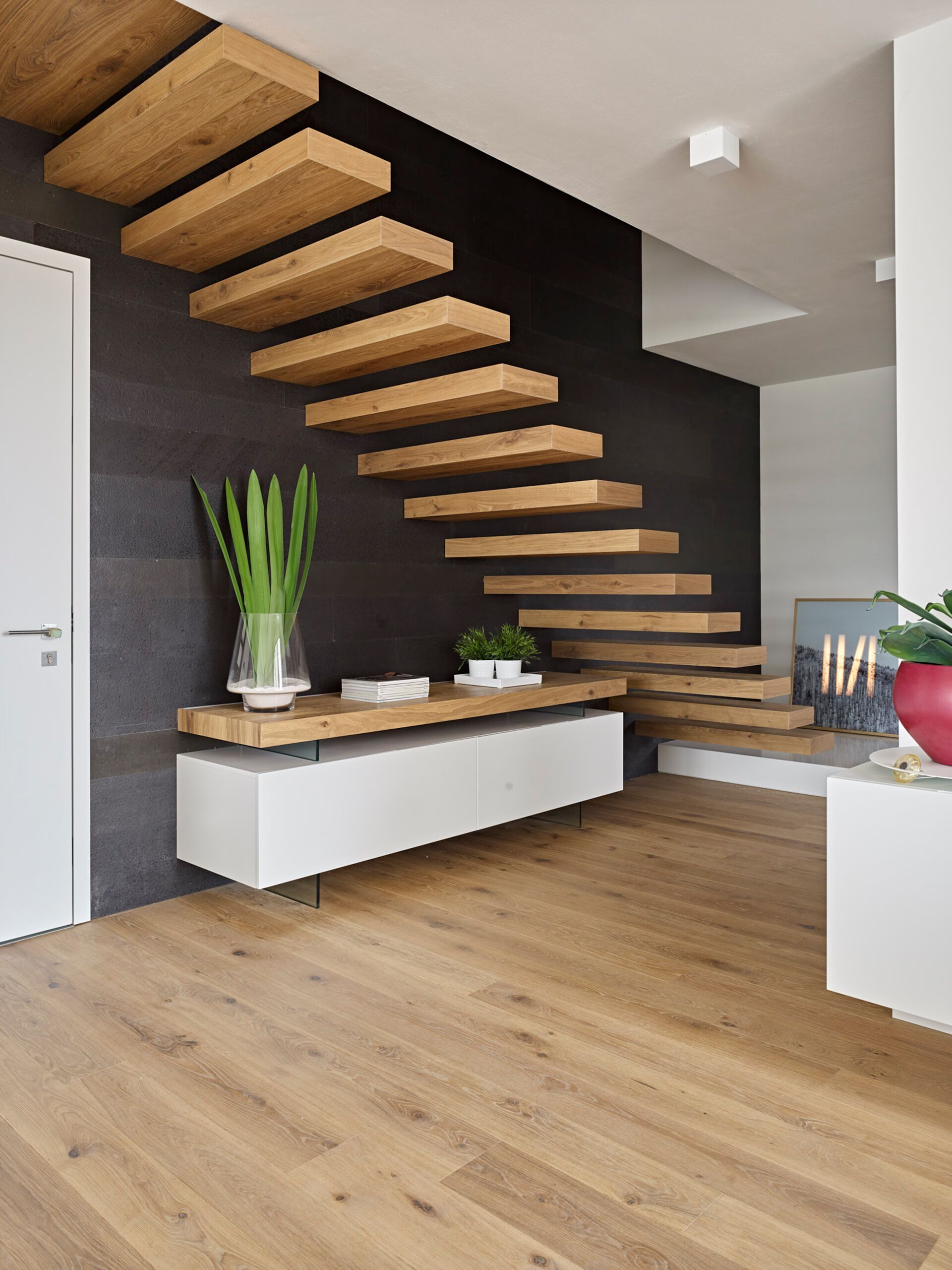 Биосовместимая трехслойная деревянная лестница Fiemme Tremila SCALA CON PEDATA SCATOLATA ARCH-00012900 - Вид №3