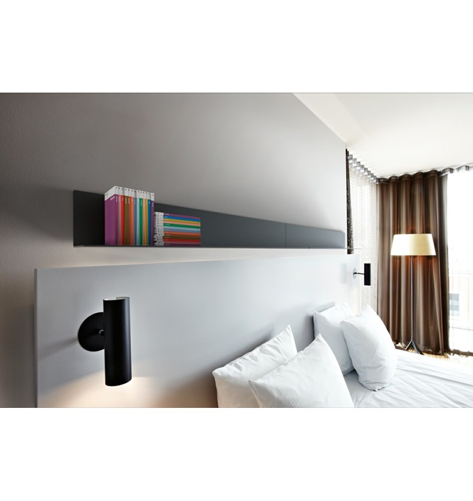 FROST Полка 4021 15x15x60cм » чёрная Алюминий Черный U4021-B  - Вид №2